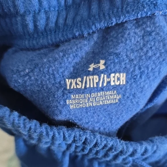 Under Armour Kids Royal Blue Sweatpants - Picture 2 of 4